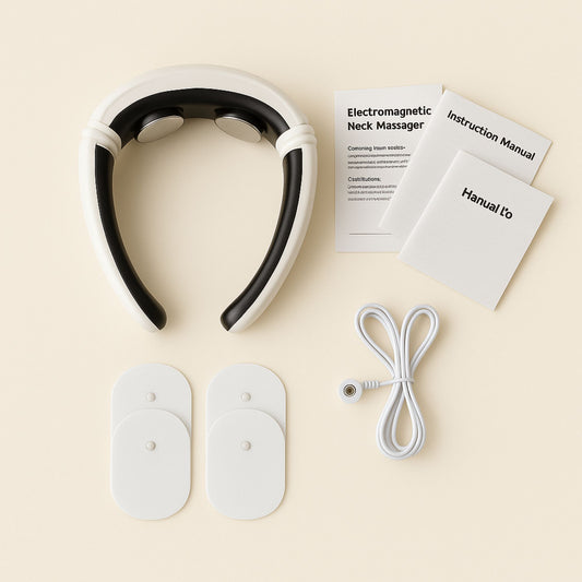 Masajeador cervical y dorsal con impulsos eléctrico