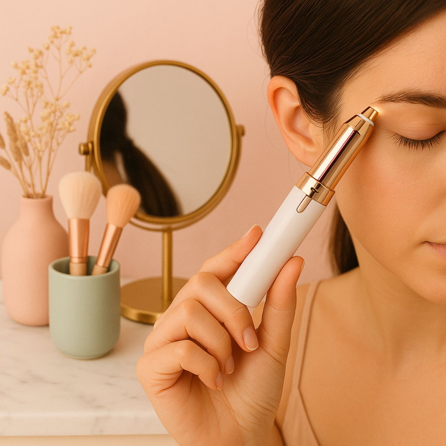 Depiladora Facial con Luz LED